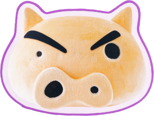 クレヨンしんちゃん ダイカットハンドタオル ハイ！チーズ！ ぶりぶり